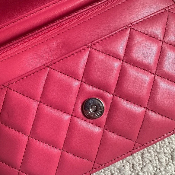 Chanel Barbie Pink Wallet on  Chain WOC - Picture 7 of 14